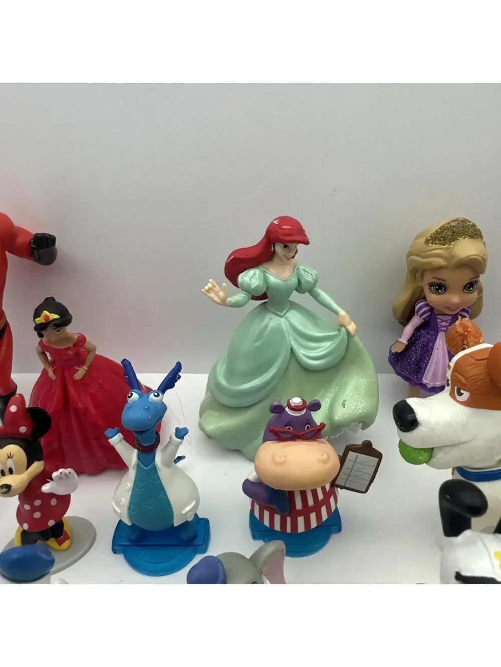 Disney Lot Of 15 Characters Figures Collection Of Miniatures Collectibles, Rare